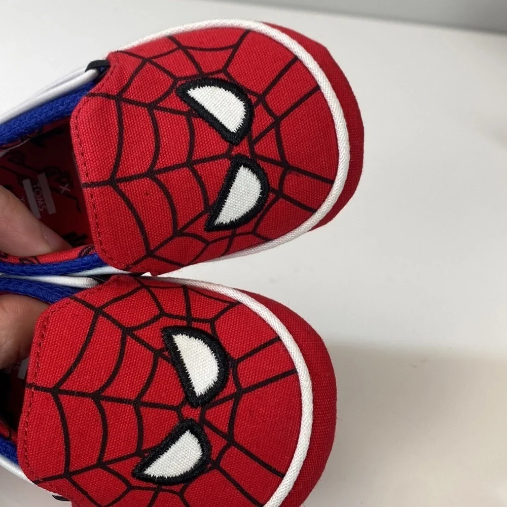 Toms x Marvel Spider-Man Baby Lima Shoes Size T3